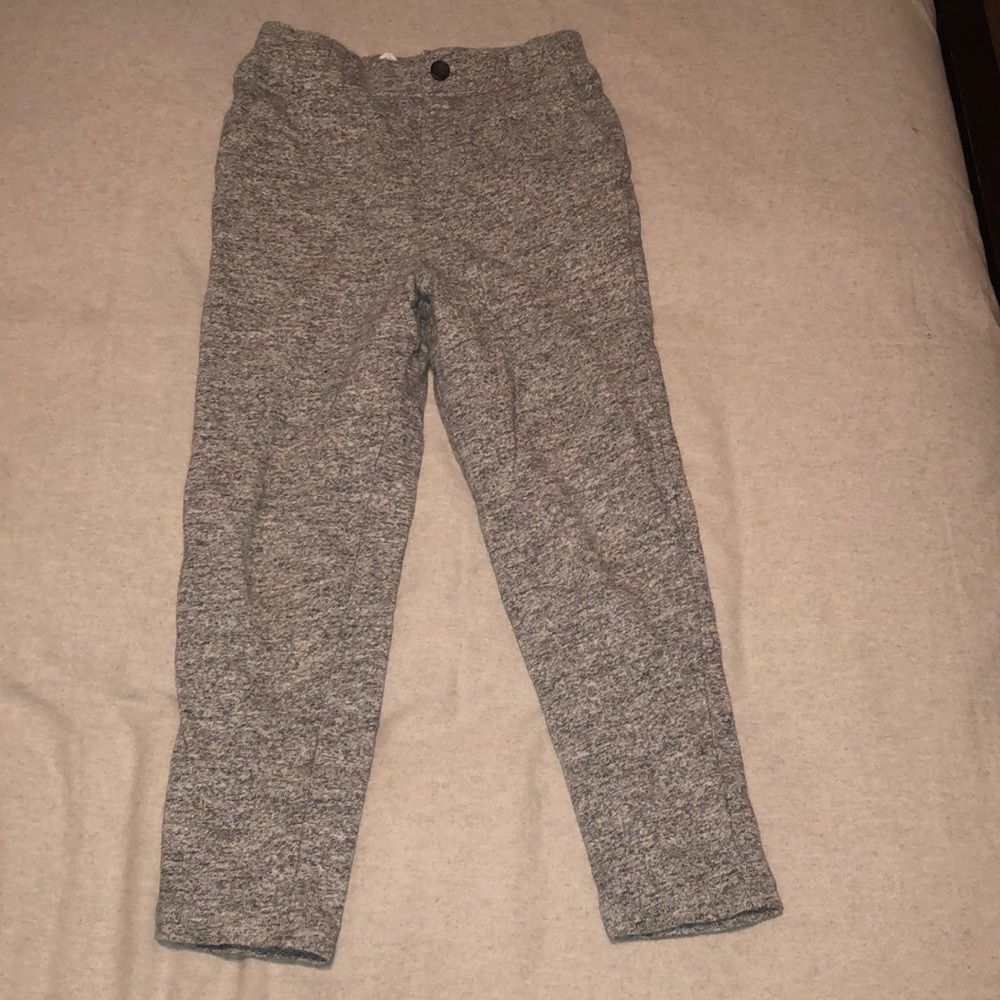 Crewcuts heather gray sweatpants with camo lining